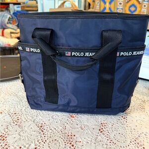 Vintage Ralph Lauren Nylon Bucket Tote Bag